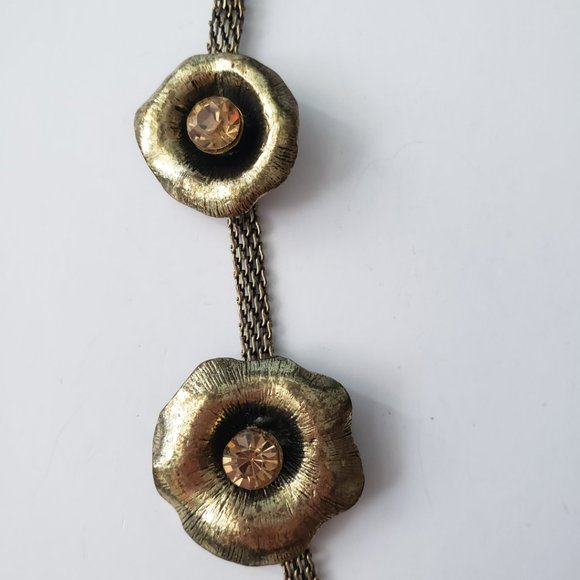 VTG Floral Statement Necklace - Picture 5 of 10